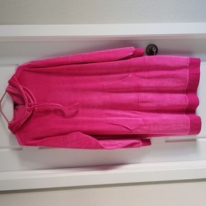 NWT Torrid hot pink velour dress